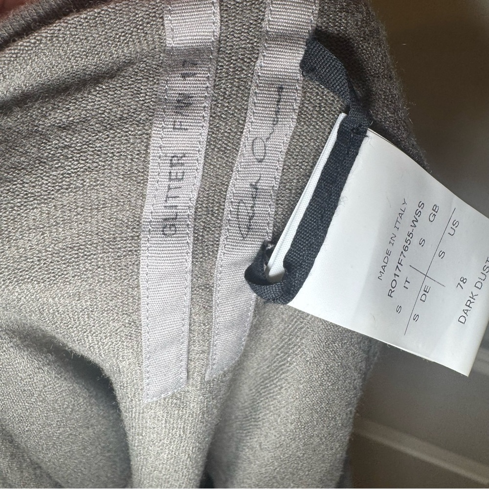 Rick Owens Gonna In Maglia Double Boner Pillar Dark Dust Skirt - Picture 16 of 16